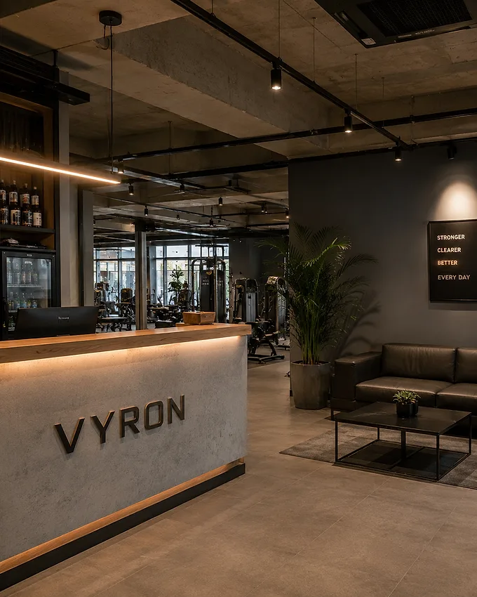 VYRON resepsiyon ve karşılama alanı